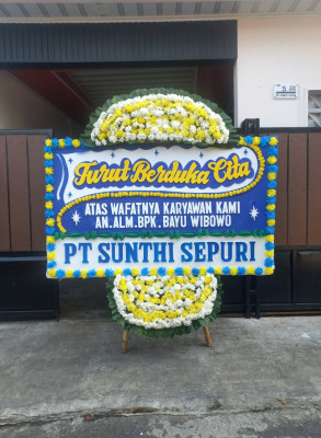 Papan Bunga Duka di Langda